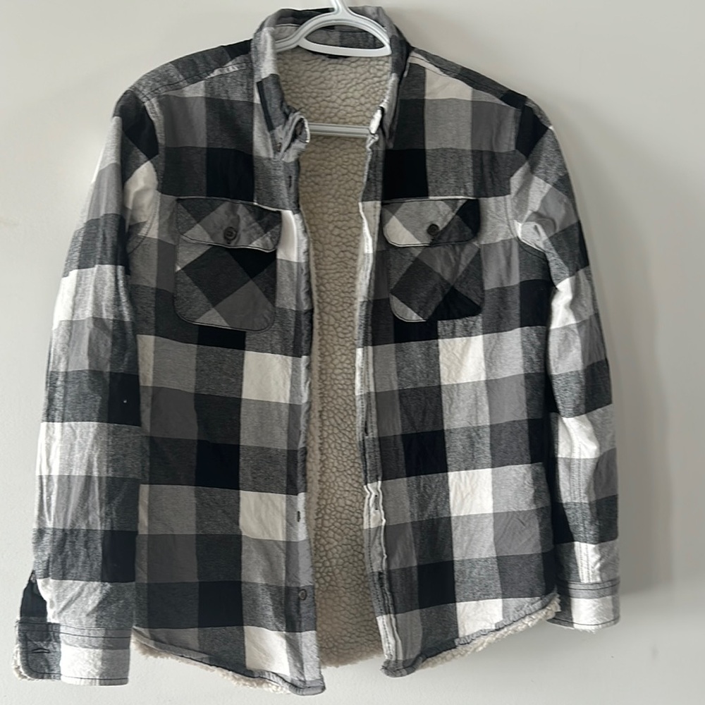 Boys Plaid Jacket/Sweater